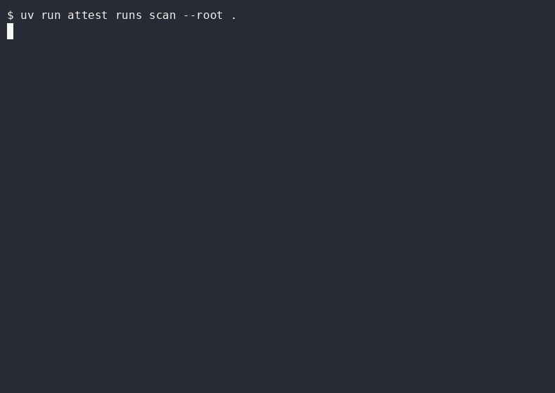 The run ledger and claim checker